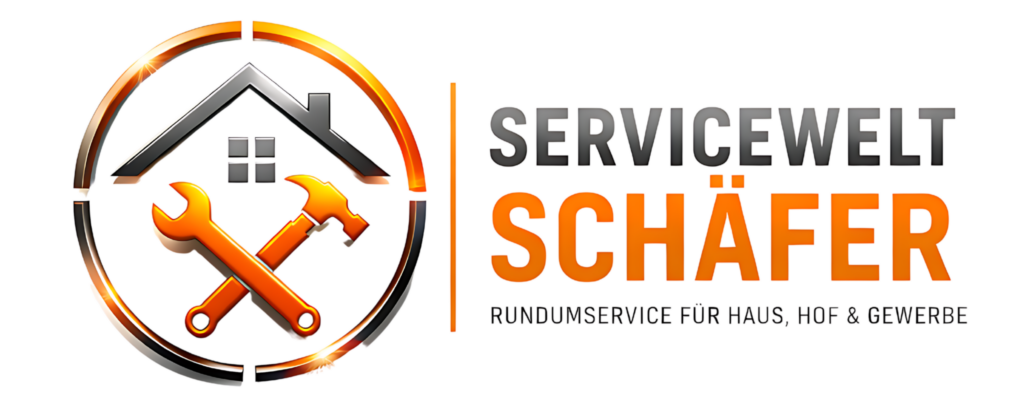 Logo von Servicewelt Schäfer – Rundumservice für Haus, Hof und Gewerbe in Steinhagen und Umgebung.
